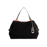 Black Suede Handbag