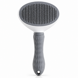 Self-Cleaning Slicker Brush for Dogs & Cats Deshedding & Grooming Brush