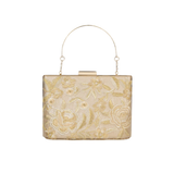 Golden Embroidered Clutch