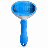 Self-Cleaning Slicker Brush for Dogs & Cats Deshedding & Grooming Brush