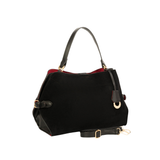 Black Suede Handbag
