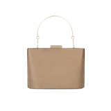 Beige Embroidered Clutch