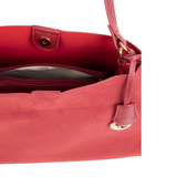 Red Suede Handbag
