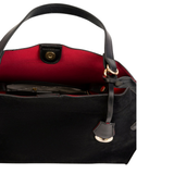 Black Suede Handbag