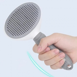 Self-Cleaning Slicker Brush for Dogs & Cats Deshedding & Grooming Brush